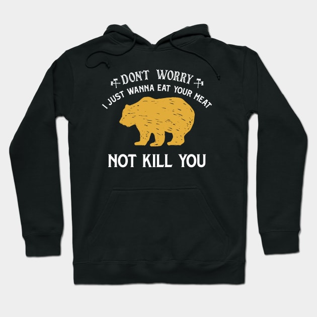 Explore Nature Beware of Bears Hoodie by Luwa Apparel